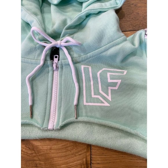 LF the Brand Tracker Ultra Cropped Zip Up Hoodie - Picture 8 of 12